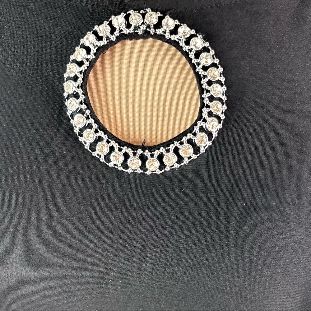 JBS Petite XL Cold Shoulder Cocktail Dress with Embellishments - Picture 4 of 7